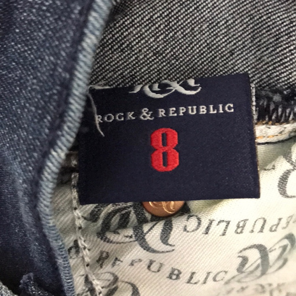 NWT Rock & Republic Size 8 Boot Cut Jeans - Picture 4 of 4